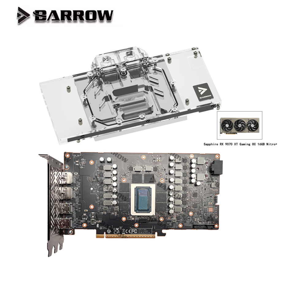 Rx 9070 Xt - Barrow GPU Su Bloğu Sapphire Radeon
