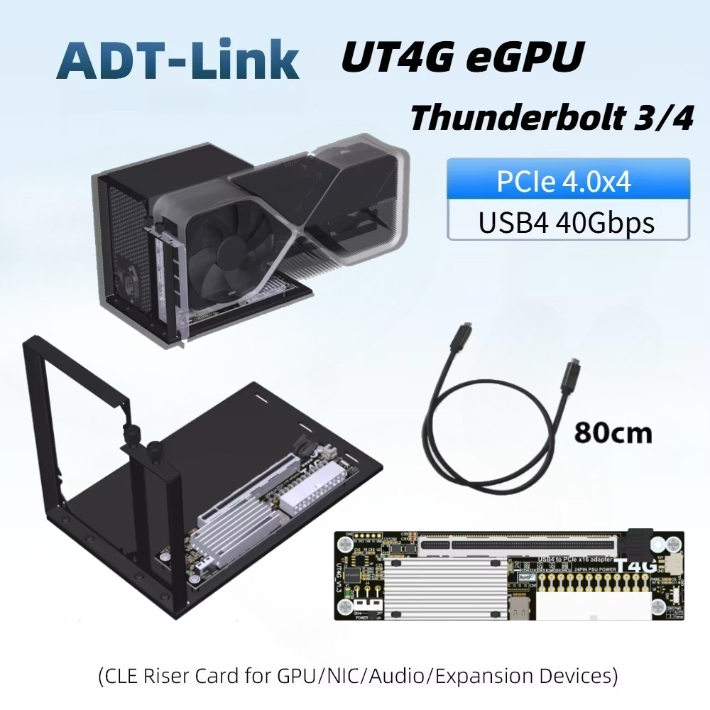 Gpu External Dock Egpu Thunderbolt 4 - UT4G Harici Ekran Kartı Bağlantı İstasyonu,