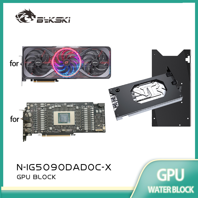 Rtx 5090 32Gb - Bykski GPU Bloğu, Renkli IGame RTX