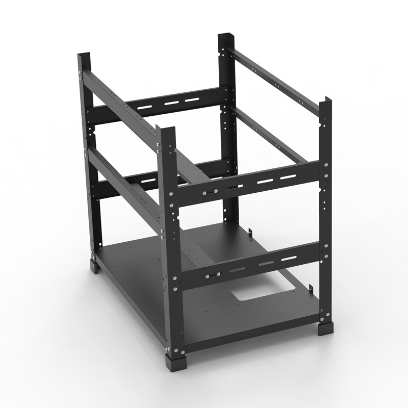 Gpu Mining Rig Frame 8 Gpu - Özel Açık Çerçeveli GPU Kasası Çift
