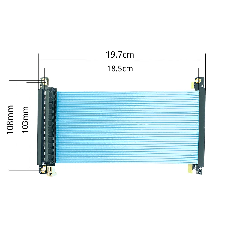 Çift Ters Pci-e 4.0 Yükseltici - Itx Gpu Riser Pcie 4.0 16X incelemesi ve fiyatı