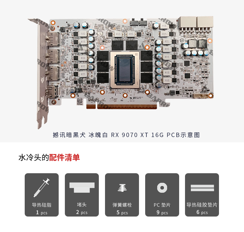 Barrow BS-DAK9070XT-PA GPU Su  - Rx 9070 16Gb incelemesi ve fiyatı