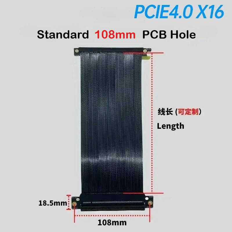Gümüş Kaplama Tek Ters 16x Ekr - Itx Gpu Riser Pcie 4.0 16X incelemesi ve fiyatı