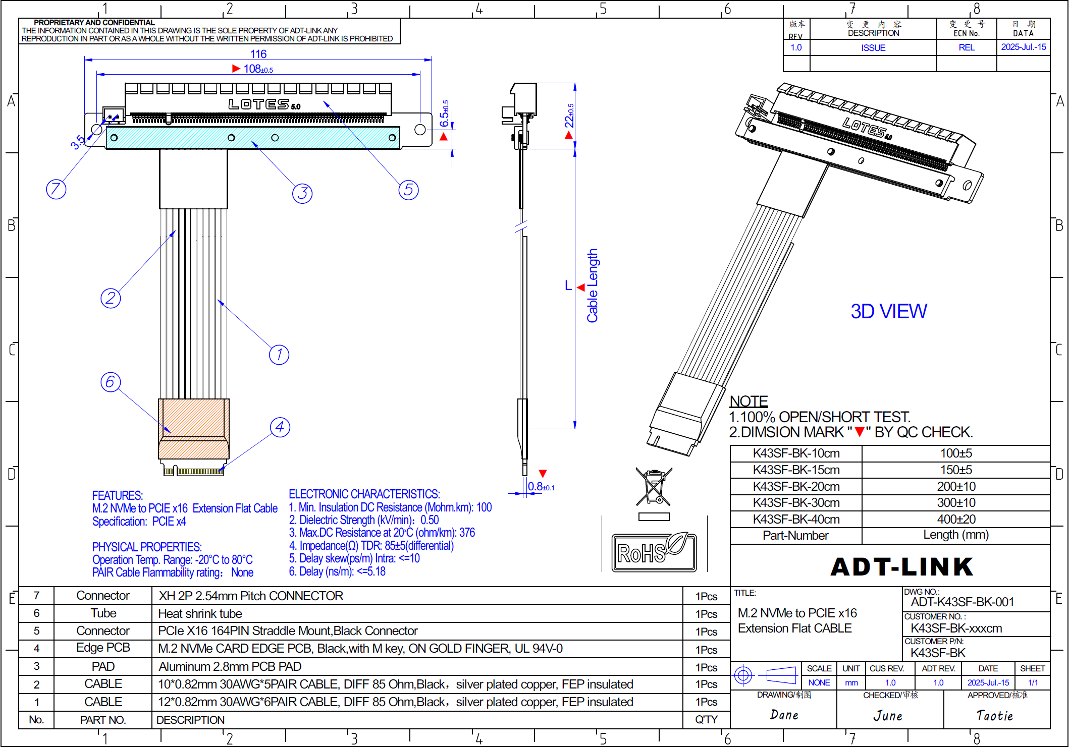 ADT-LINK M.2 NGFF NVMe - PCIe  - Pcie 5.0 Gpu Riser Cable incelemesi ve fiyatı